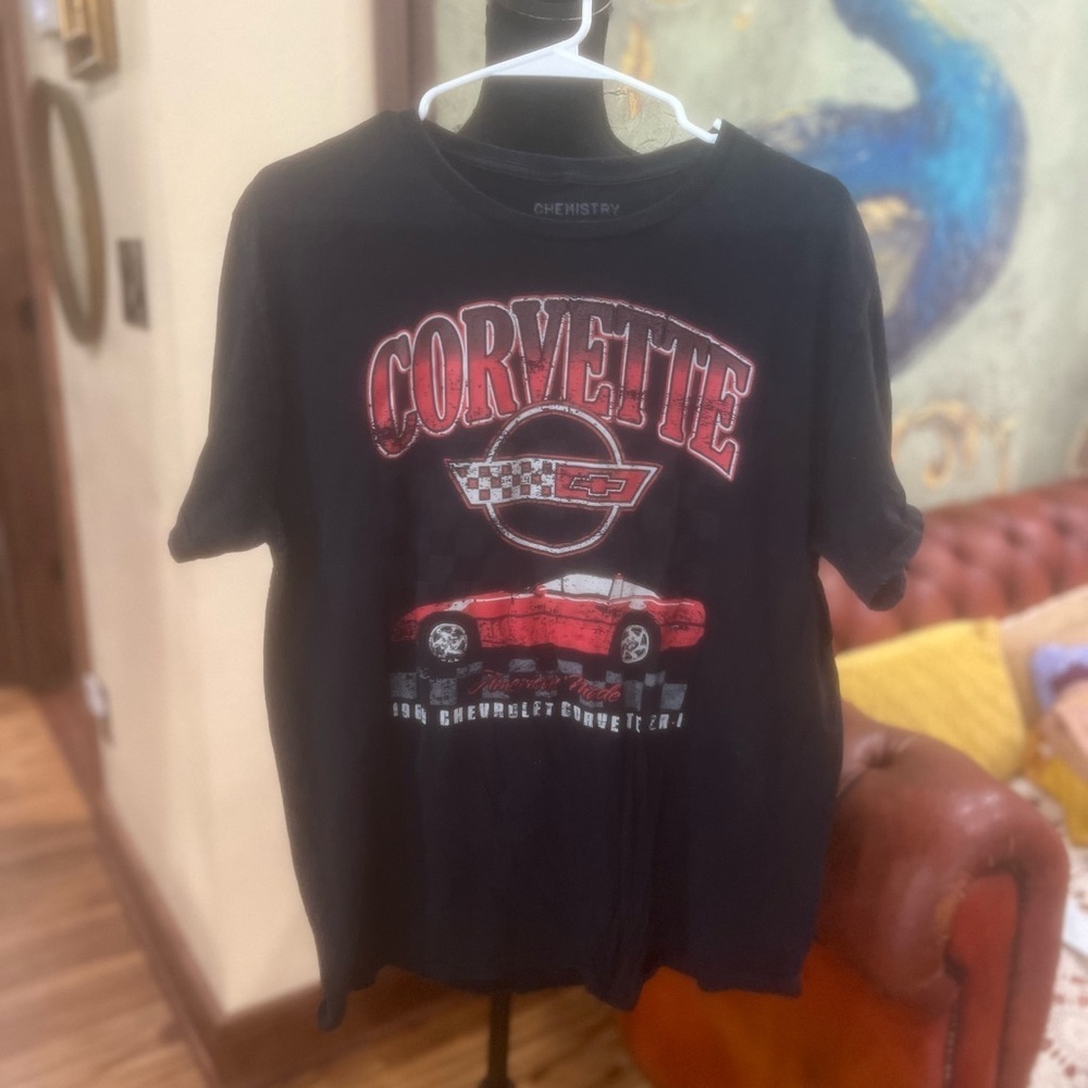 Black Corvette T-Shirt size large